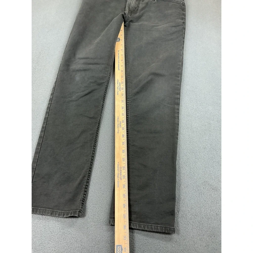 Banana Republic Traveler Jeans Mens 33x31 Gray Slim Straight Stretch‎ Denim